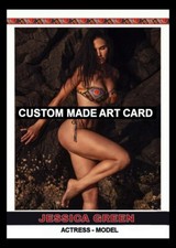 Jessica Green Actress - Model Custom Made ACEO Art Card Blank Back Sexy