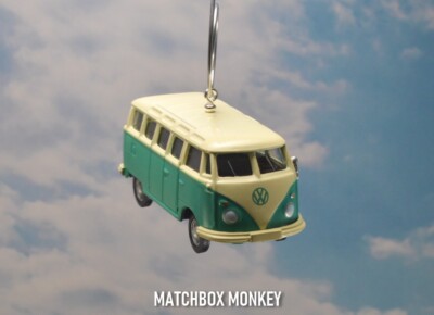Custom Volkswagen Samba Bus Christmas Ornament VW Van 1/64th Camper Kombi T1 T2