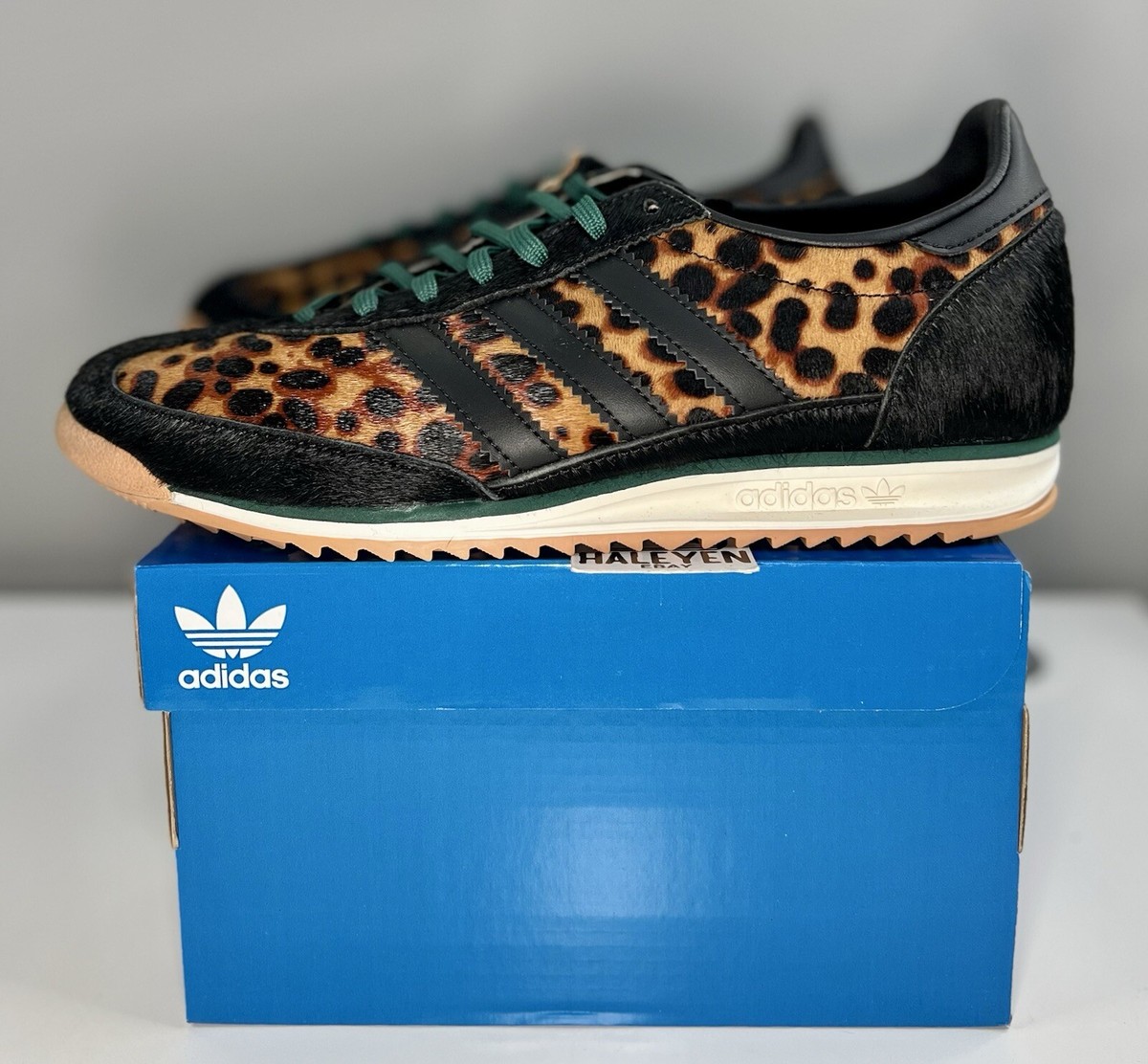 adidas SL72 OG Leopard アディダス オリジナル SL72 adidas SL 72 OG Shoes - Brown | Free Shipping with adiClub