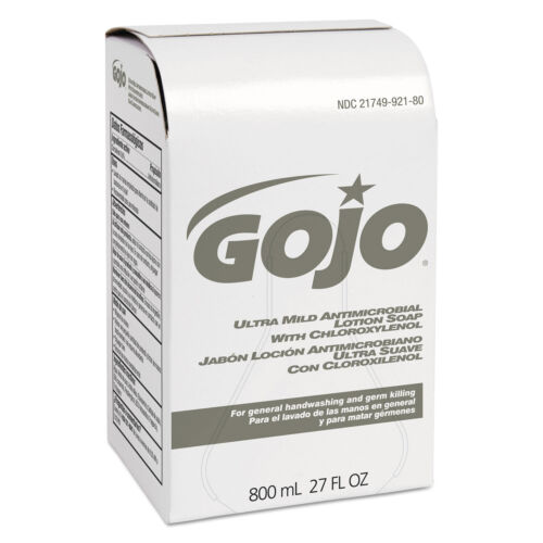 Gojo Ultra Mild Lotion Soap w/Chloroxylenol Refill Floral Balsam 800mL 12/Carton