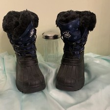 Kids Sport Boots. NEW Faux Fur Enterior and Edge. Kids Sz 12 29 Lace Up. WRS1.