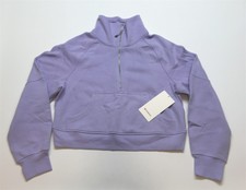 NEW LULULEMON Scuba Oversized Funnel Neck Half-Zip M/L Lilac Smoke