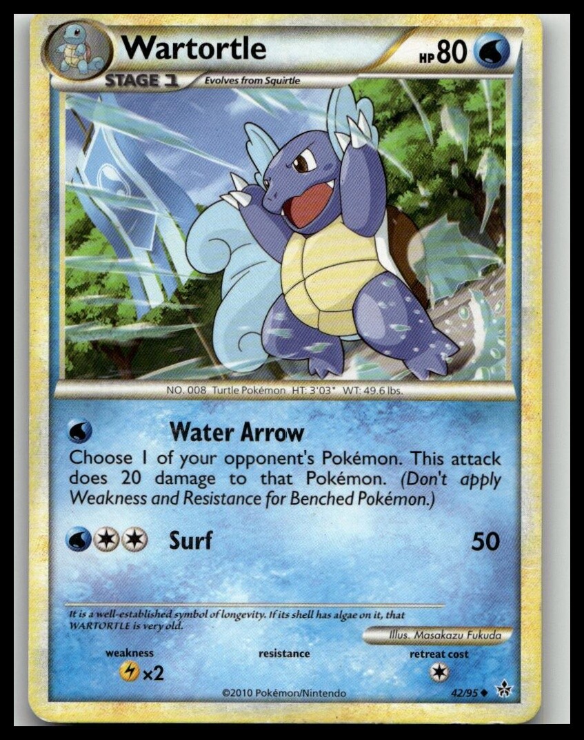 Unleashed #42/95 Wartortle | eBay