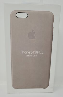 Original Apple Leather Case for iPhone 6/6s Plus, 7 Plus Rose Gray Color