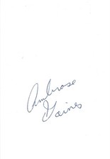 Ambrose Gaines Autogramm signed 10x15 cm Karteikarte