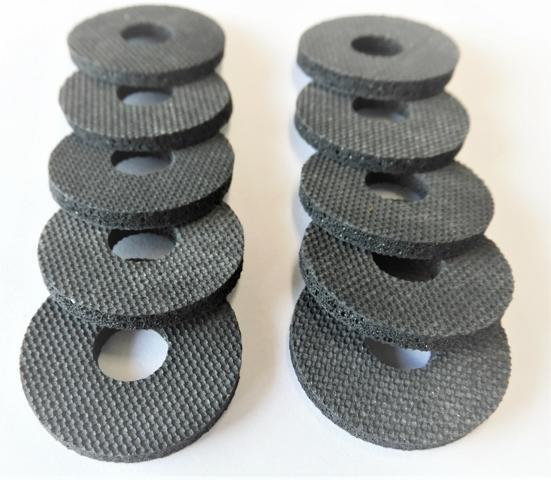 EVA Moosgummi Platten Selbstklebend - 4 Stück Schaumstoffmatten 100x100x20 Mm