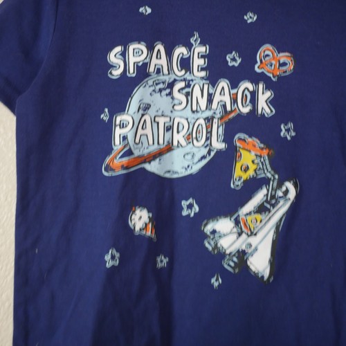 Cat and Jack Kids Space Snack Patrol SZ S(6/7) Shirt - Picture 12 of 15