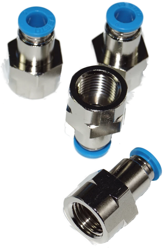 Festo QSF Steckverschraubung mit Innengewinde 1/8" 1/4" 3/8" 1/2" 4 - 16mm