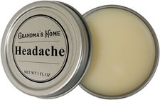 Headache Relief Salve by Grandma's Home Natural Solution Migraine and Headache