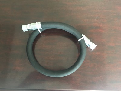 1/4'' x 144'' 2-Wire Hydraulic Hose Assembly 6,000 PSI with 2 Male Pipe fittings