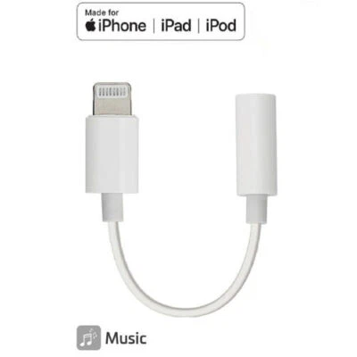For Apple iPhone Headphone Adapter Jack 3.5mm Aux Cord Dongle