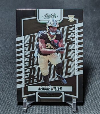 Kendre Miller Green Foil Rookie RC 2023 Absolute Card #125 New Orleans Saints