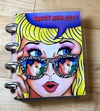 Retro "Check Him Out" Cover Set for use with MICRO Happy Planner Notes~