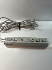 Tripp Lite - 15 ft. 6-Outlet Power Strip White TLM 615NC20