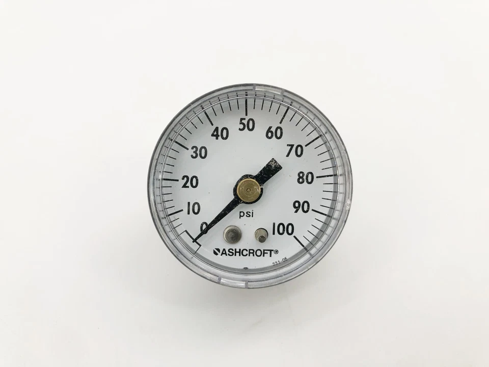 Lot of 2 New Ashcroft 15W1005PH 01B 100# Pressure Gauges 1-1/2" 0-100psi - Image 4 of 4