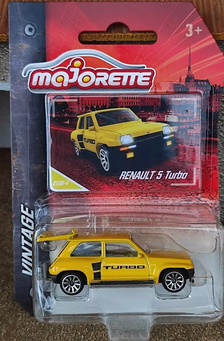 1/56 Majorette 210B-4 Renault 5 Turbo jaune voiture miniature collection  jouet