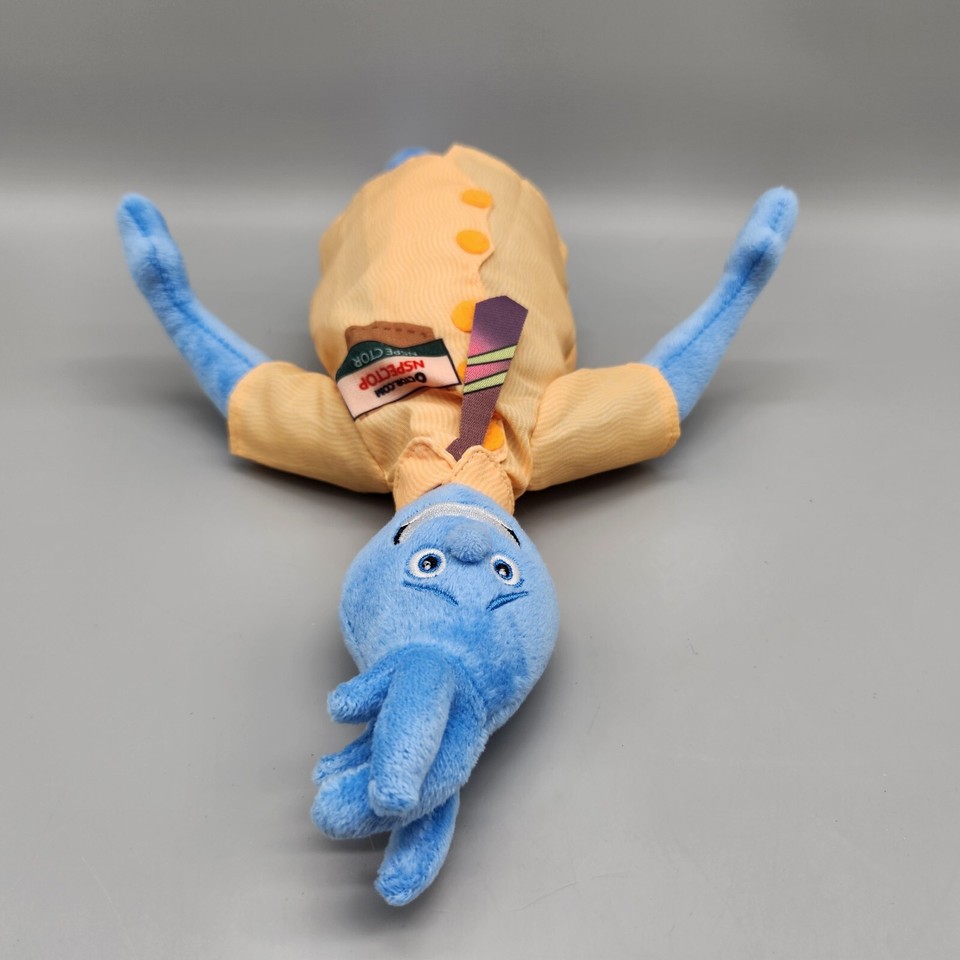Wade Ripple Plush Movie "My Element" Blue Yellow Stuffed Doll Toy