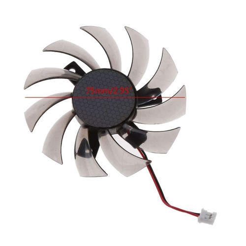 75MM PLD08010S12H 2Pin Cooler Fan Graphics Card Cooling Fan for GTX 460 GTX560Ti - Afbeelding 8 van 9