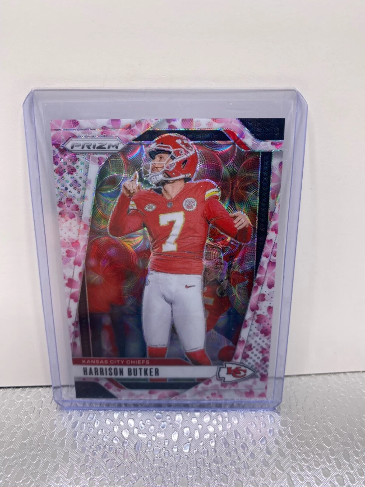 2024 Panini Prizm Choice Harrison Butker CHERRY BLOSSOM Prizm 8/15 Chiefs