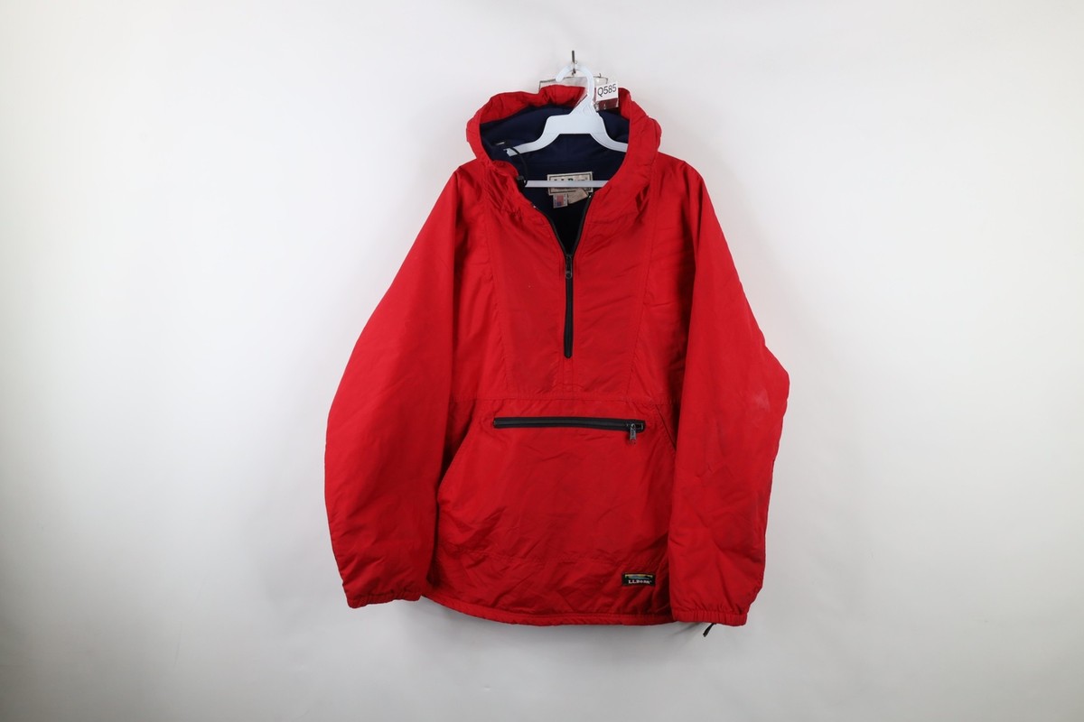 Vintage 90s LL Bean Mens Medium Spell Out Fleece Lined