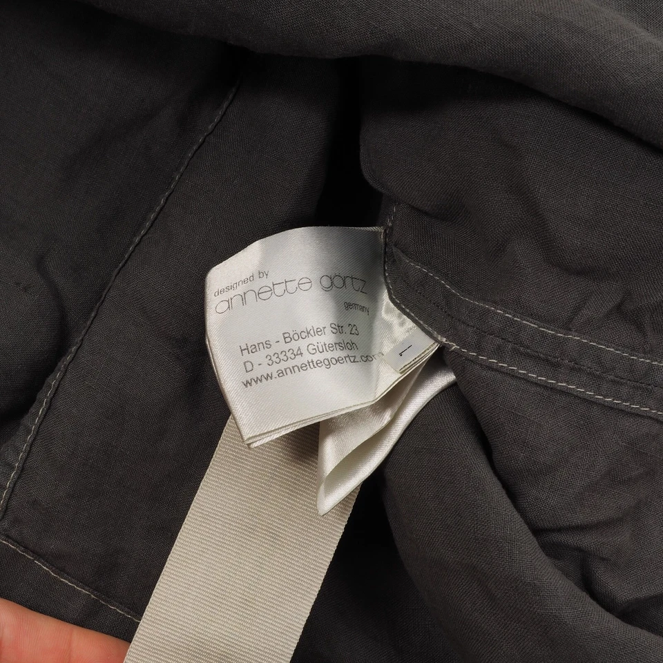 Annette Gortz Mujer Distress Top Chaqueta Pantalones Conjunto de 2 Piezas Traje Talla L Grande Foto 4 de 4