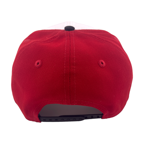 New Era Ohio State Buckeys Retro Logo Red/White/Black/Grey 9FIFTY Snapback Hat - Picture 3 of 6