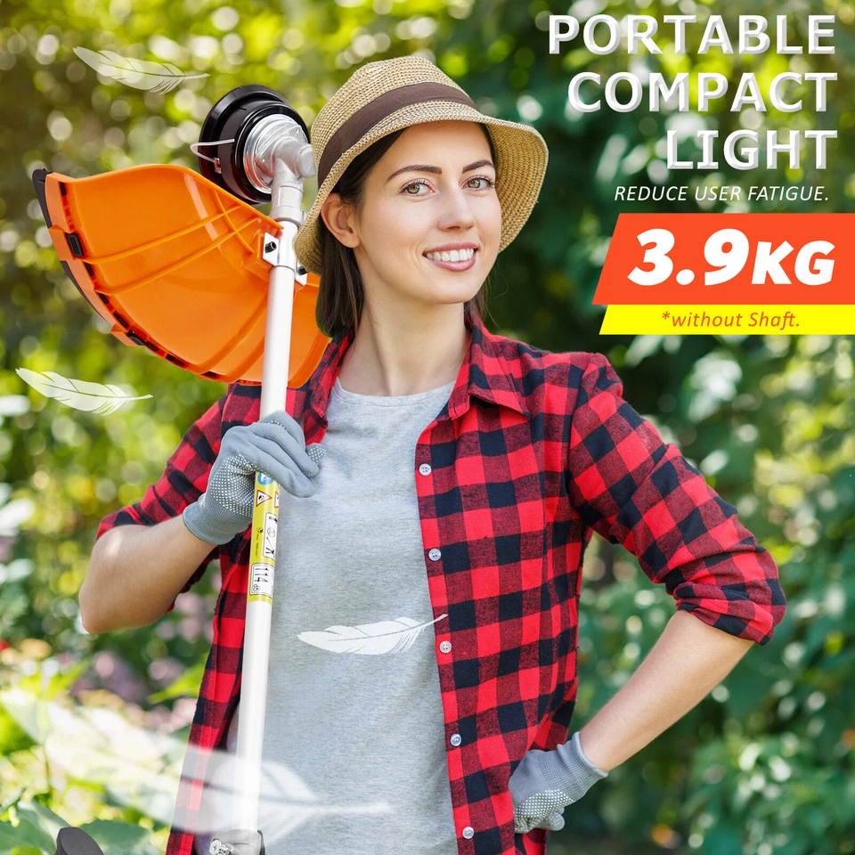 43cc Pole Brush Cutter Trimmer Line Whipper Snipper Tree Pruner Multi Garden - image 4 of 4