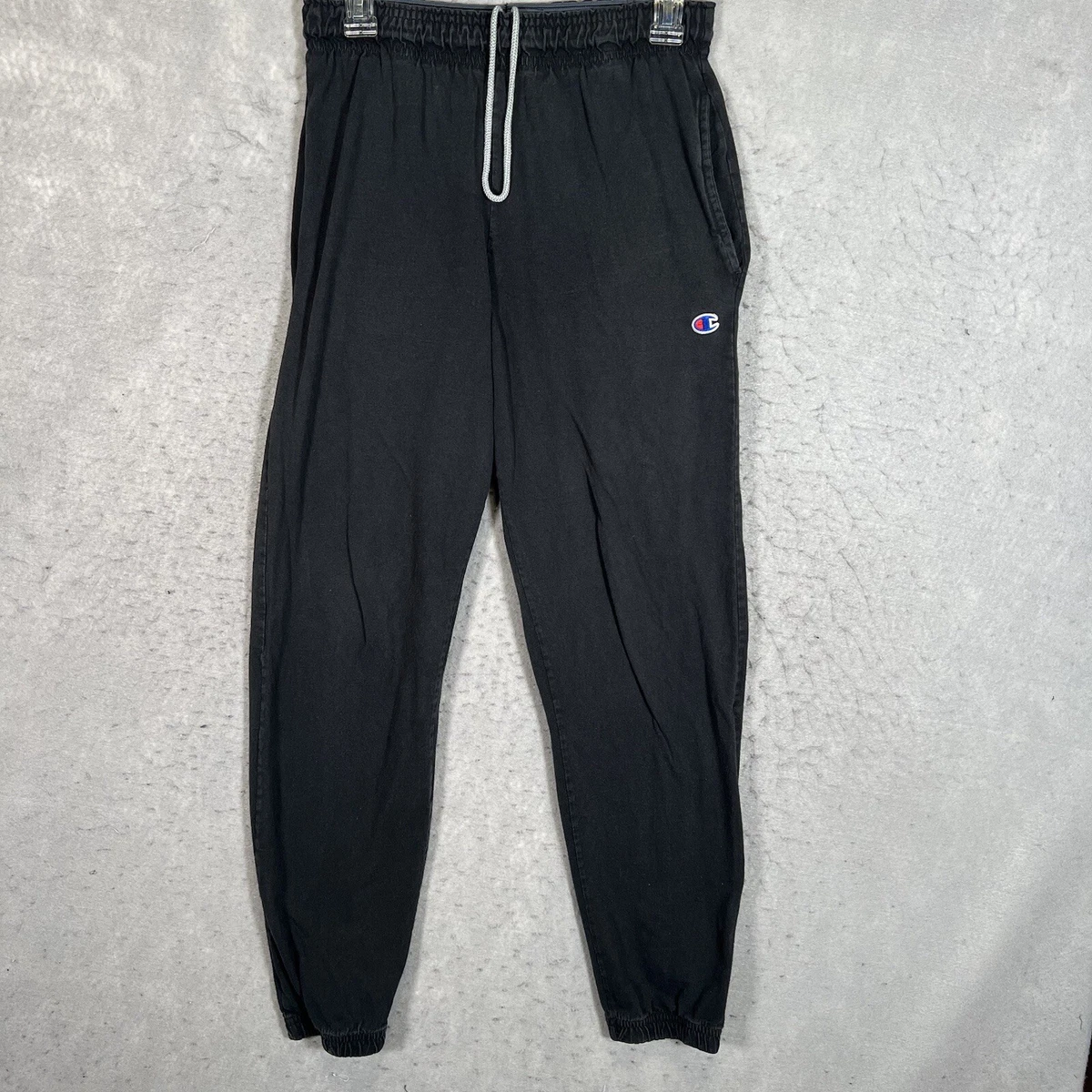 A1 Champion Classic Logo Sweatpants Adult Small Black Pockets