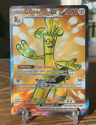 Pokemon GHOLDENGO EX 231/182 Paradox Rift - ULTRA RARE FULL Pokemon GHOLDENGO EX 231/182 Paradox Rift - ULTRA RARE FULL