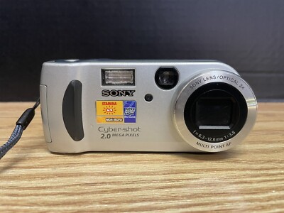 Sony Cyber-shot DSC-P51 2.0MP Digital Camera - Silver for sale