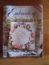 MAGAZINE EMBROIDERY & CROSS STITCH VOL.8 NO. 12  GREAT ** MUST SEE
