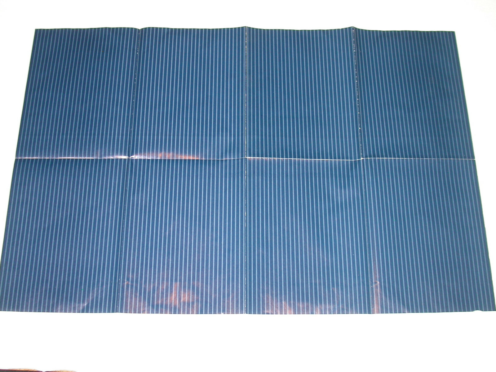VINTAGE NAVY BLUE PINSTRIPES WRAPPING SHEETS GIFT WRAP NOS