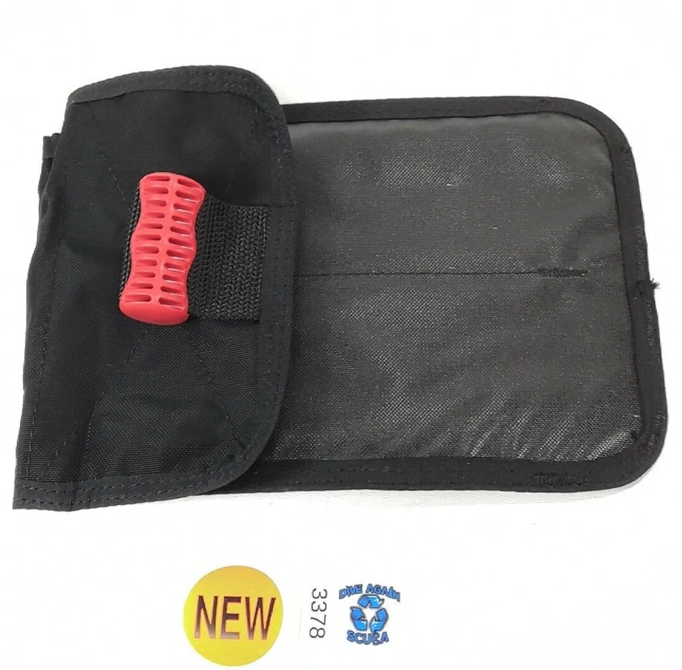 1X SeaQuest Negro Diamante Frontal Liberable Peso Bolsillo Bolsa Buceo BC BCD Foto 4 de 4