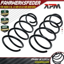 2x Federn Fahrwerksfeder Vorderachse für Mazda 3 BL 1.6 MZR-CD 2.0 MZR 2009-2014