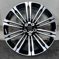 22 Crescendo L460 Style Black Machine Wheels Rims Fits Range Rover Sport Hse
