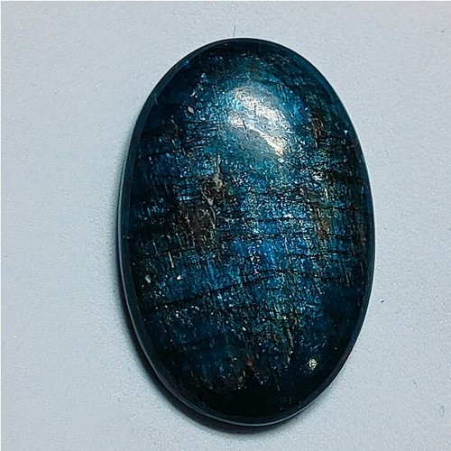 Apatite Natural Neon Blue Apatite Cabochon Loose Gemstone Jewelry 58 Ct ME-11677 - Picture 2 of 6