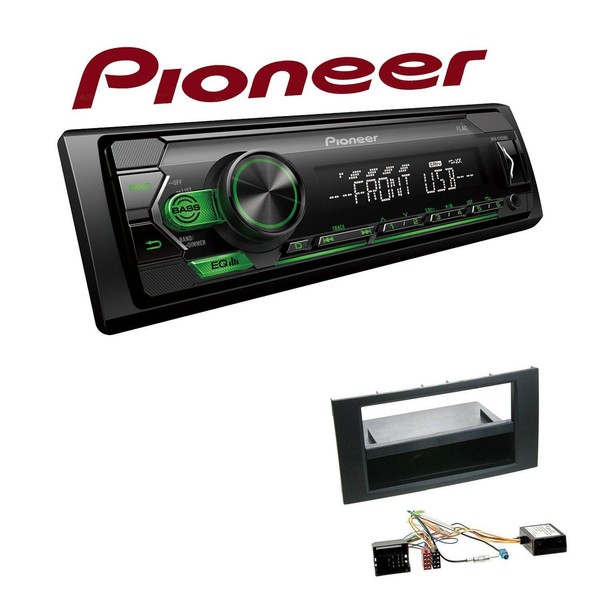 Pioneer Autoradio Android USB Set FüR Ford Transit 2006-2013 Schwarz Canbus-image