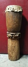 TAMTAM BAMILEKE  ART TRIBAL AFRICAIN ANCIEN STATUETTE AFRICAINE MASQUE AFRIQUE