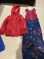 Jupa girl winter snowsuit. Size 6 yrs