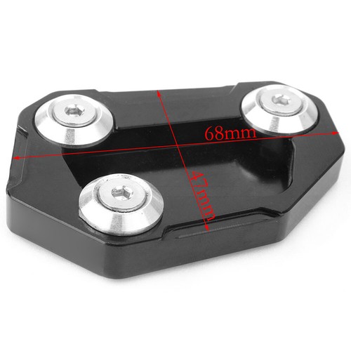 Almohadilla de placa de ampliación de soporte lateral para BMW S1000R HP4 2014 2015 2016 NEGRA