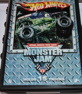 hot wheels monster jam storage case