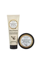 Perlier Honey Raw Sugar 2-piece Gift-Set with Bath Cream & Melt-In Body Butter