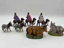 Vintage Nativity Miscellaneous Animal Lot Three Kings