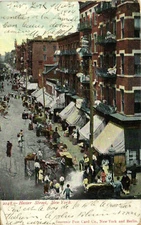 PC US, NY, NEW YORK, HESTER STREET, Vintage Postcard (b29618)