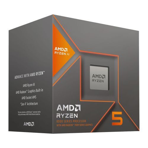 AMD Ryzen 5 8600G 新品未使用 AM5 APU 03311 AMD Ryzen 5 8600G 4.3 GHz 6-core 12 threads 16 MB 100