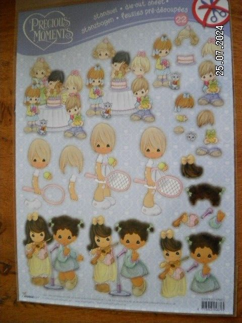 Beautiful Studio Light Die Cut Decoupage Toppers 'EASY PM 22' (575)