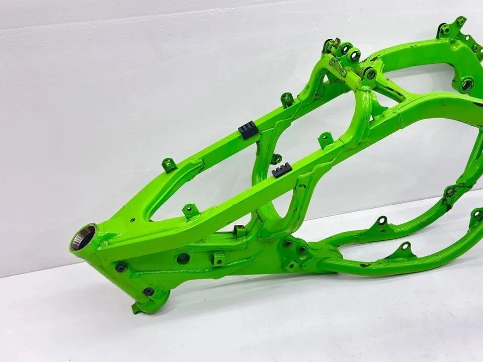 1995 Kawasaki KX125 Frame Main Chassis Hull Green Aluminum 32160