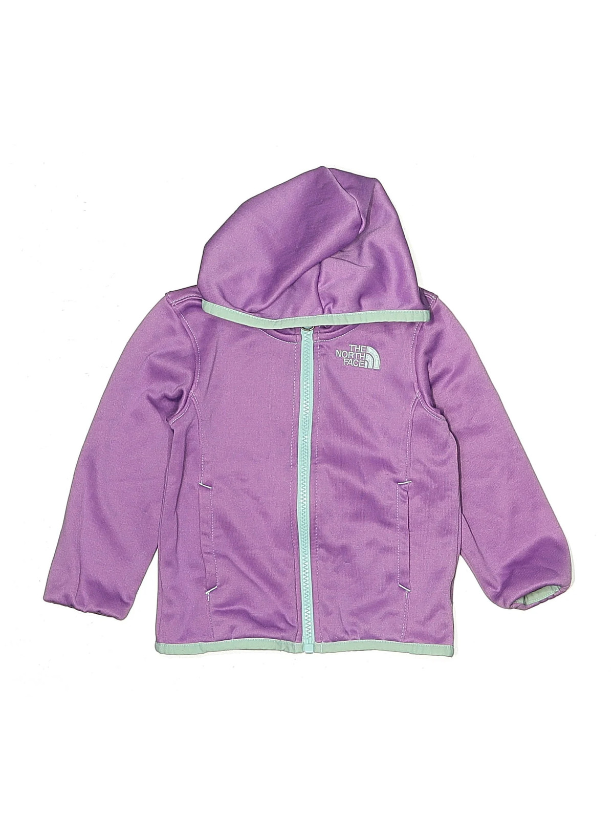 The North Face Girls Purple Zip Up Hoodie 12-18 Months