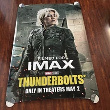 Thunderbolts YELENA  IMAX Marvel Studios BUS STOP MOVIE POSTER ORIGINAL 48X70i