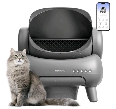Neakasa M1 PLUS Open-Top Self Cleaning Cat Litter Box, Automatic Cat Litter tray
